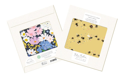 Luxury Bees Flat Wrapping paper with tags