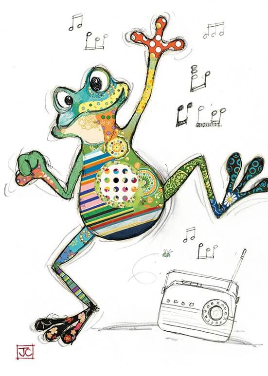 Freddie Frog Birthday Card