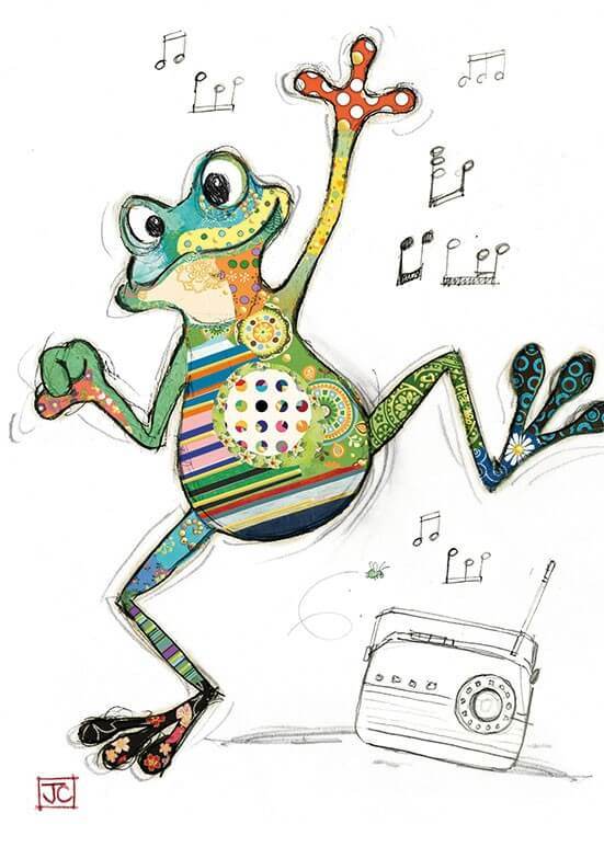 Freddie Frog Birthday Card - House of Cards