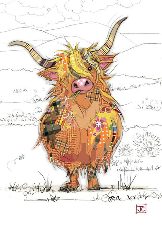 Highland Hamish Birthday Card
