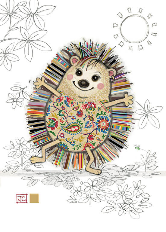 Hattie Hedgehog Birthday Card