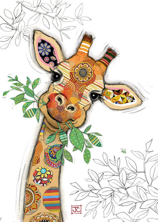 Gina Giraffe Birthday Card