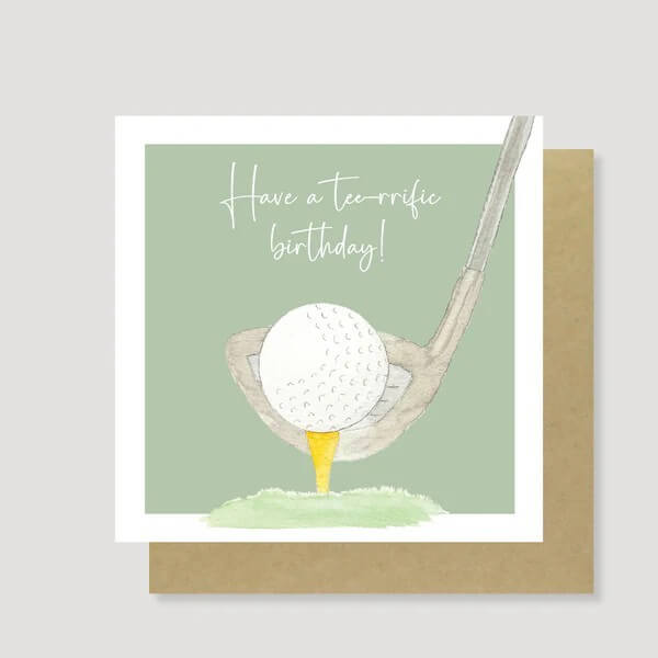 Golf Birthday Card