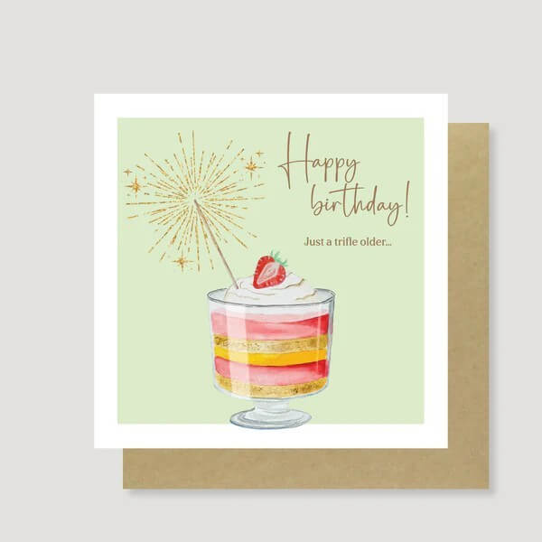 Trifle Birthday Card