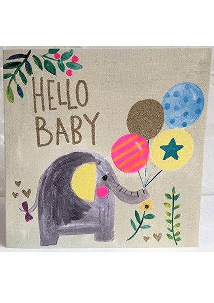 Elephant New Baby Card - House of Cards