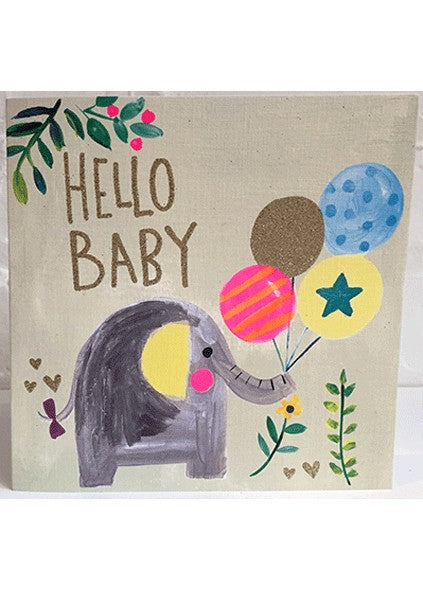 Elephant New Baby Card