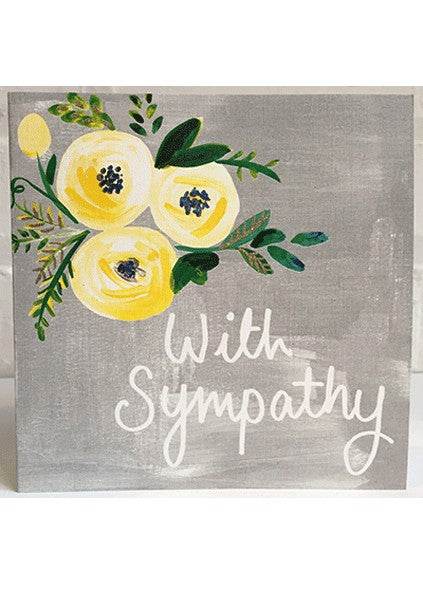 Floral With Sympathy Card - House of Cards