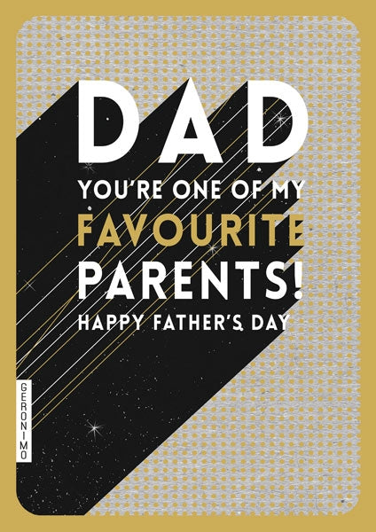 Dad Favourite Parents Fathers Day Card