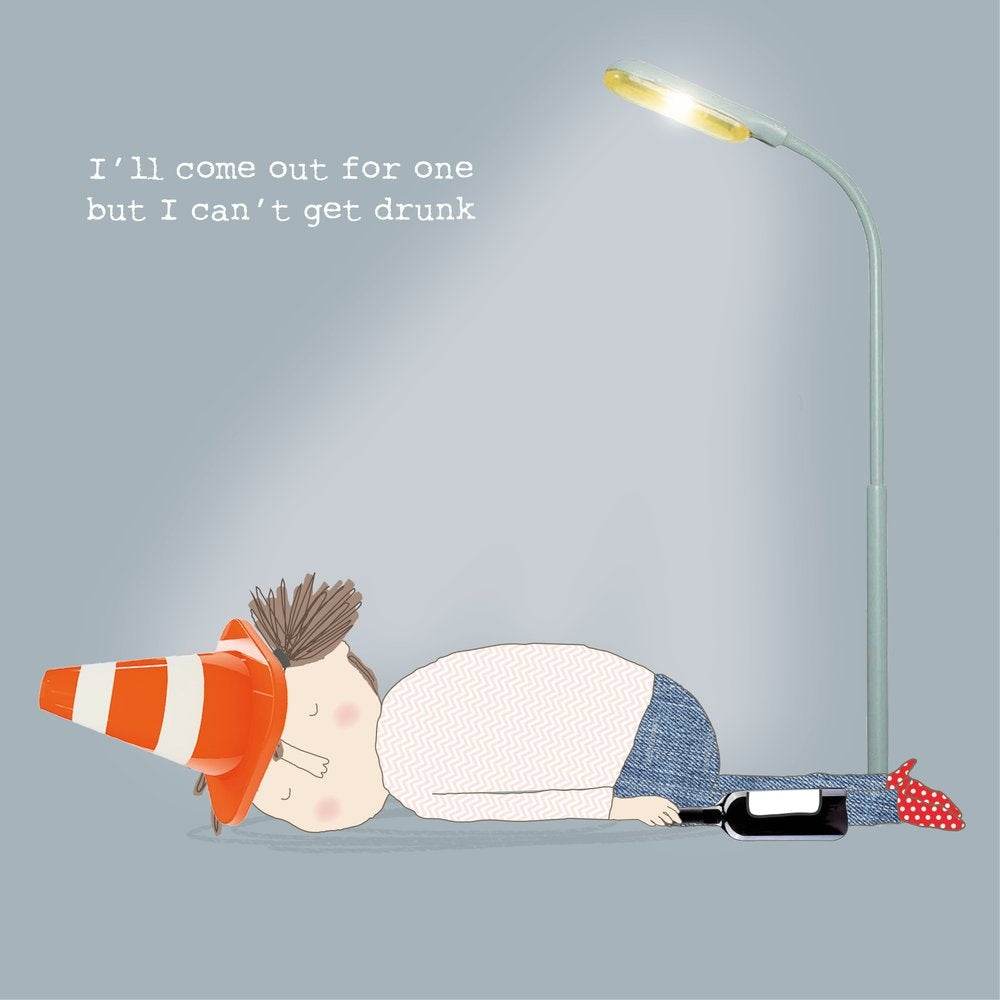 Can't Get Drunk Card - House of Cards