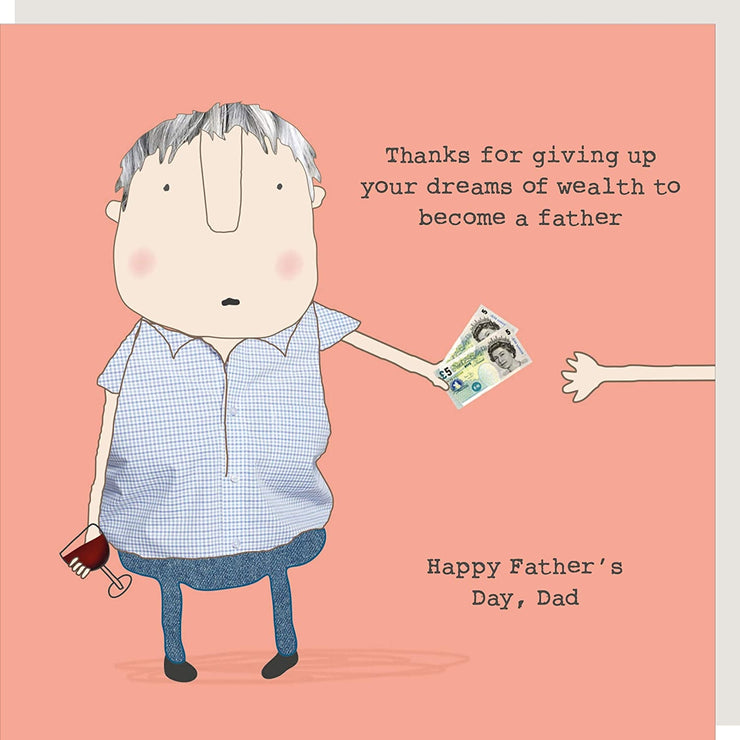 Dreams of Wealth Father's Day Card