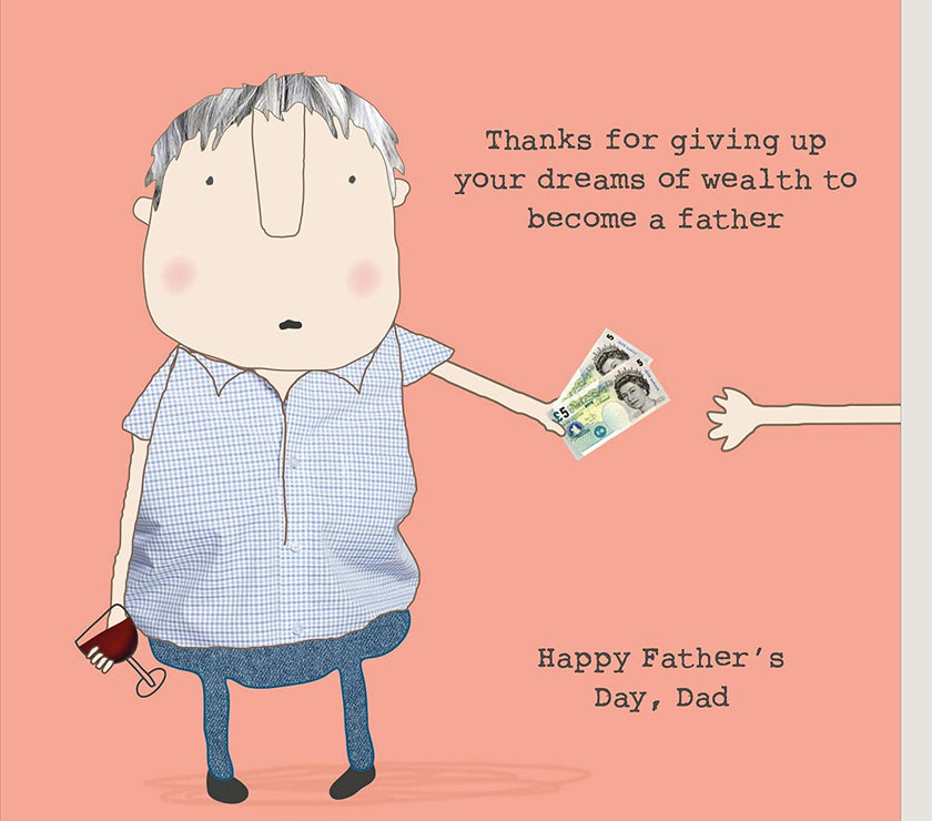 Dreams of Wealth Father's Day Card