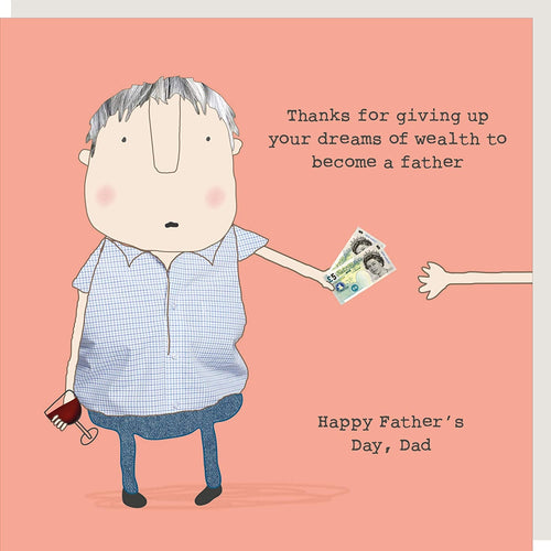 Dreams of Wealth Father's Day Card