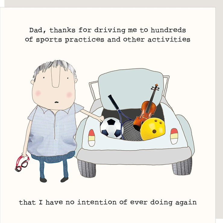 Dad Driver Father's Day Card