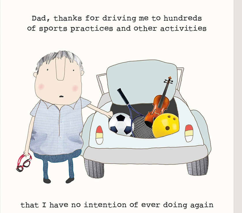 Dad Driver Father's Day Card
