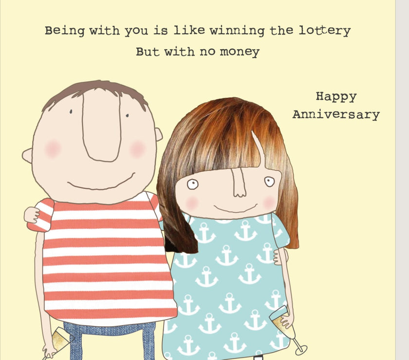 Lottery Anniversary Card