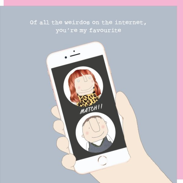 Internet Weirdo Greeting Card
