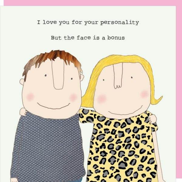 Love Your Personality Greeting Card - House of Cards