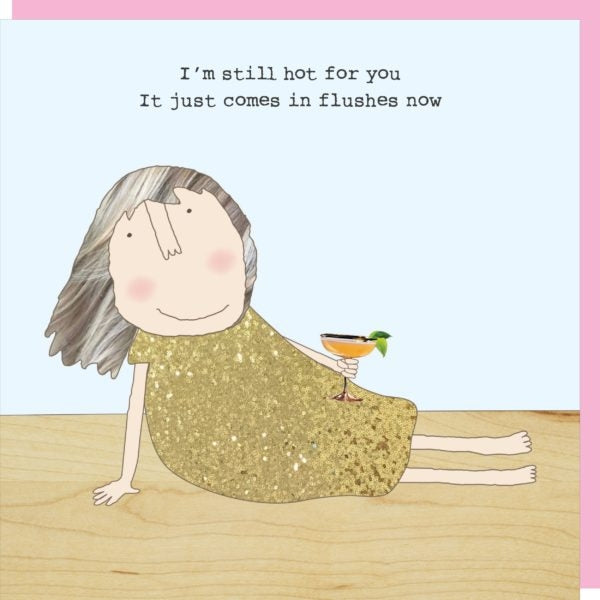 Hot For You Flushes Greeting Card