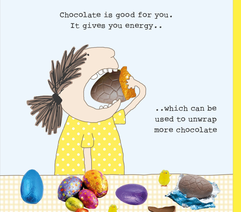 Chocolate Energy Easter Card