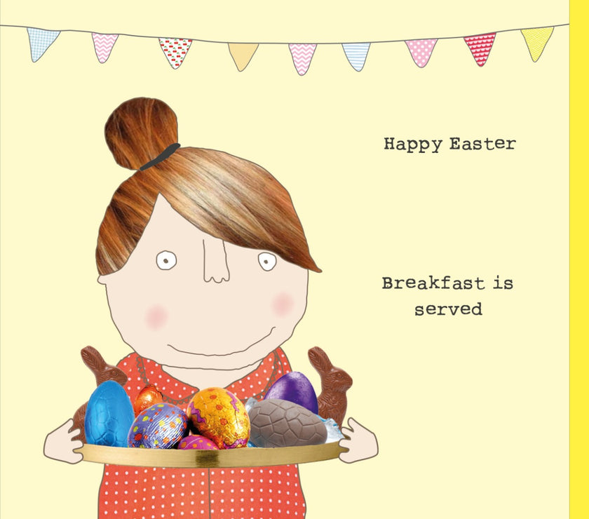 Breakfast Happy Easter Card