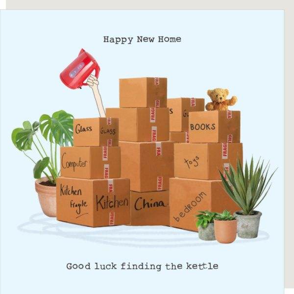 New Home Kettle Greeting Card - House of Cards