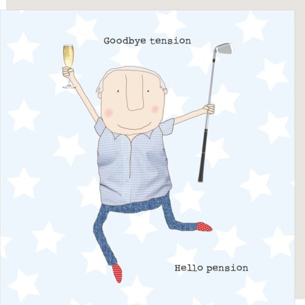 Hello Pension Greeting Card