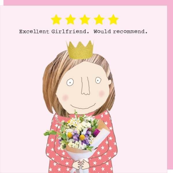 5 Star Girlfriend Valentine Card - House of Cards