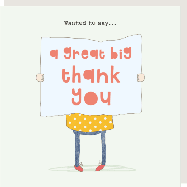 Big Thank You Greeting Card - House of Cards