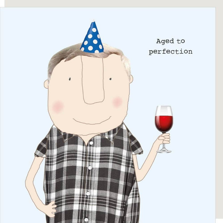 Aged to Perfection Birthday Card - House of Cards