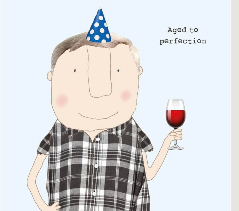 Aged to Perfection Birthday Card - House of Cards