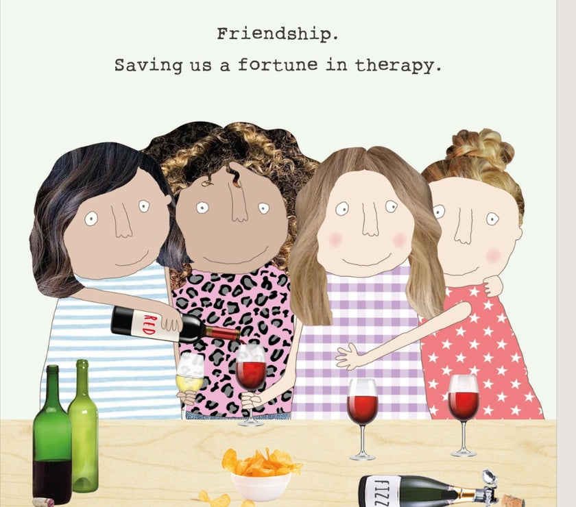 Friendship Therapy Birthday Card