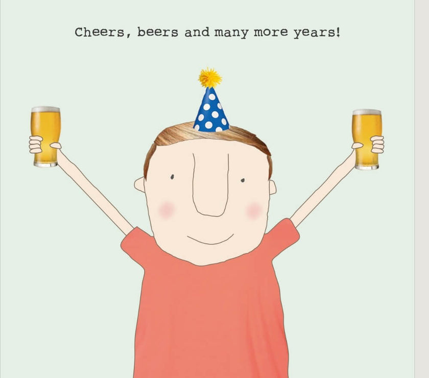 Cheers Beers Birthday Card