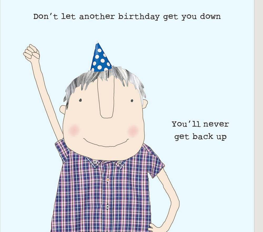 Get Back Up Birthday Card