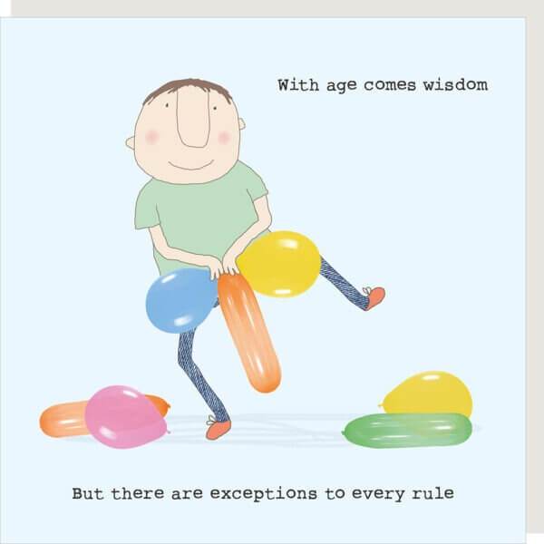 Exceptions Birthday Card - House of Cards