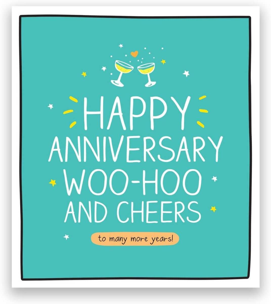 Woo-Hoo Anniversary Card - House of Cards