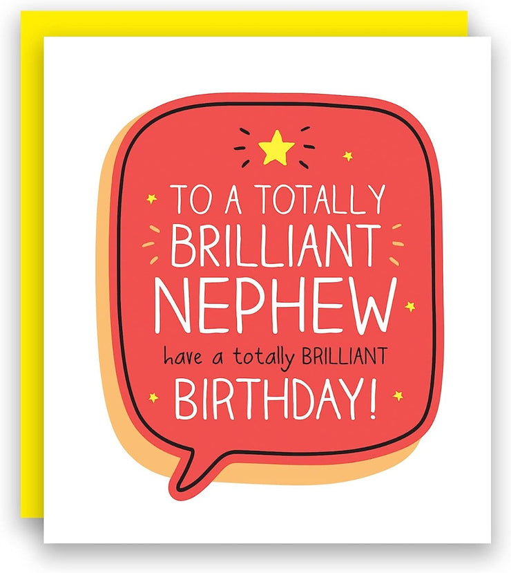 Brilliant Nephew Birthday Card