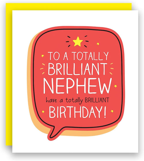 Brilliant Nephew Birthday Card
