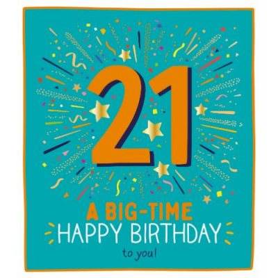 21st Birthday Card - House of Cards