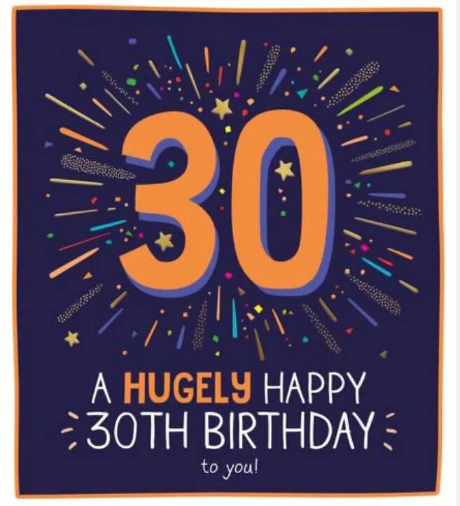 30th Birthday Card - House of Cards