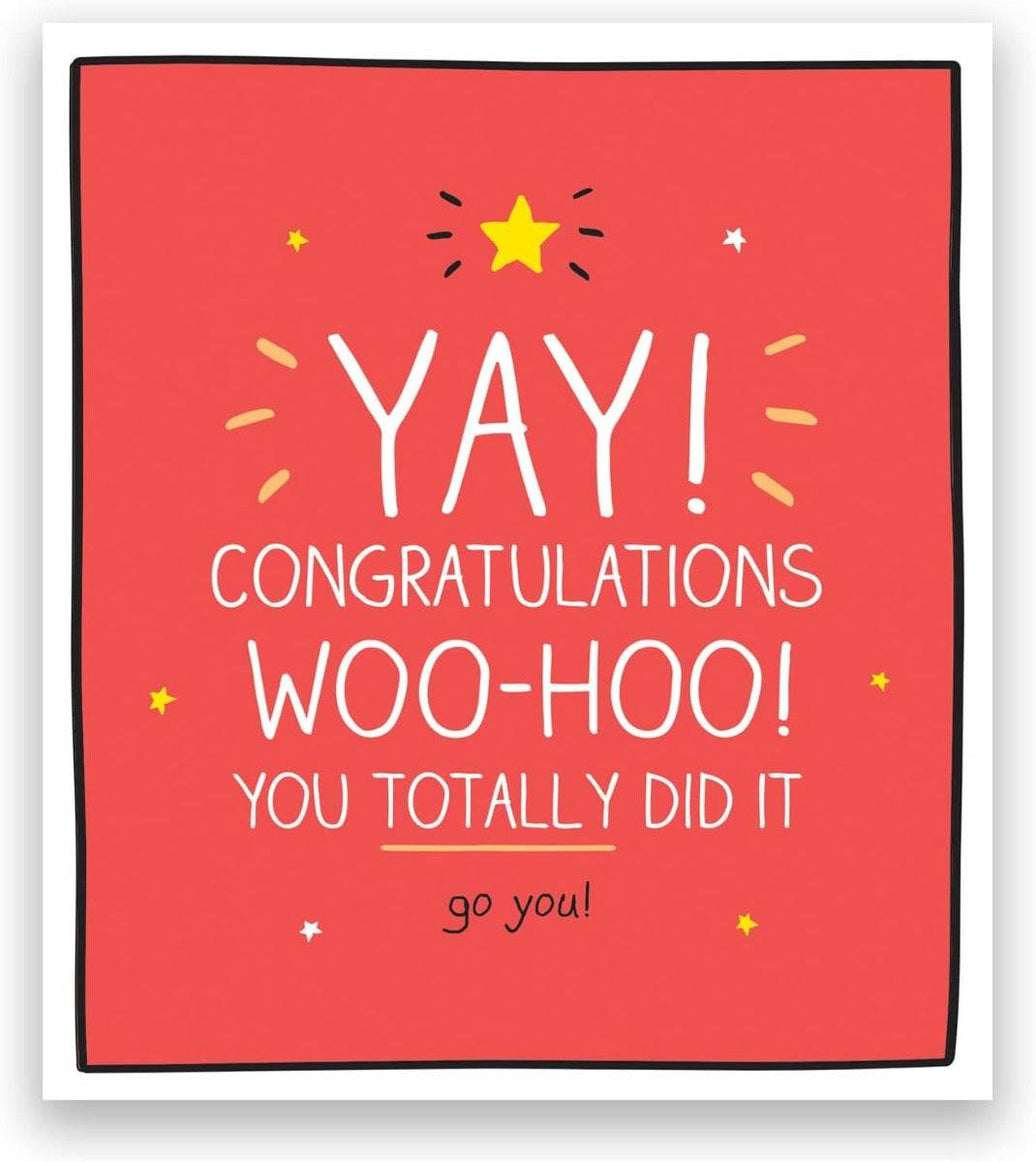 Woo-Hoo Congratulations Card - House of Cards