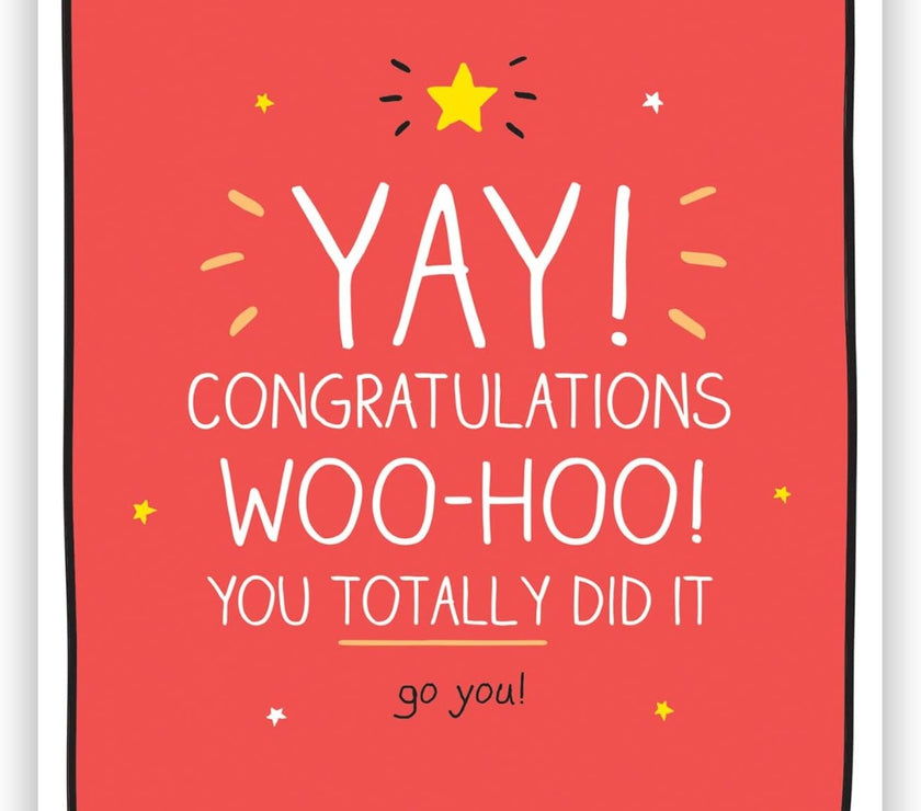 Woo-Hoo Congratulations Card