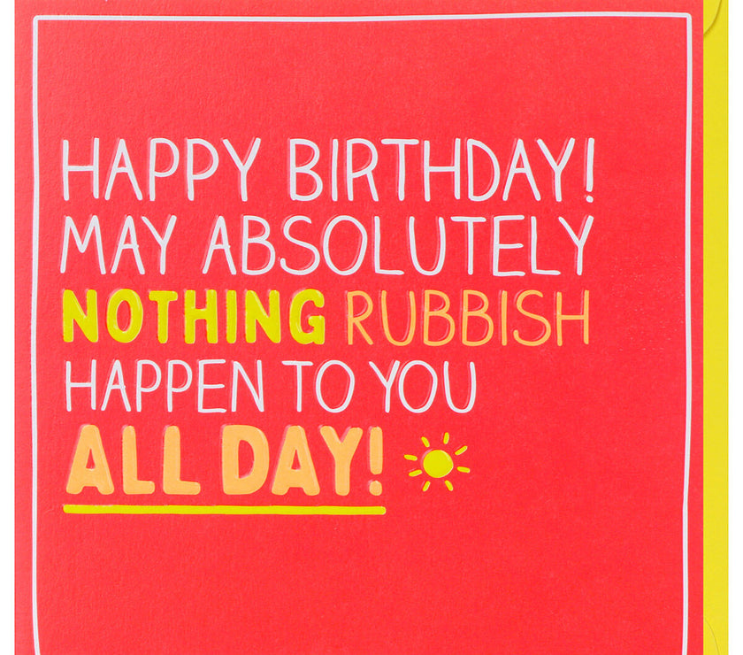 Happy All Day Birthday Card