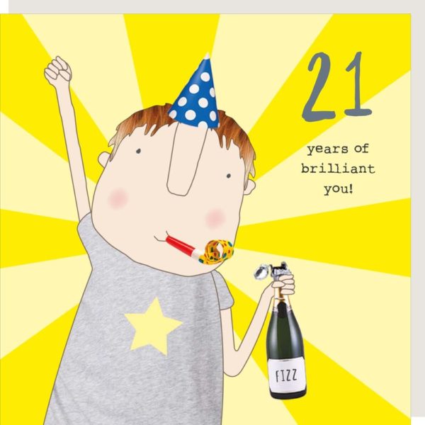 Brilliant You 21st Birthday Card