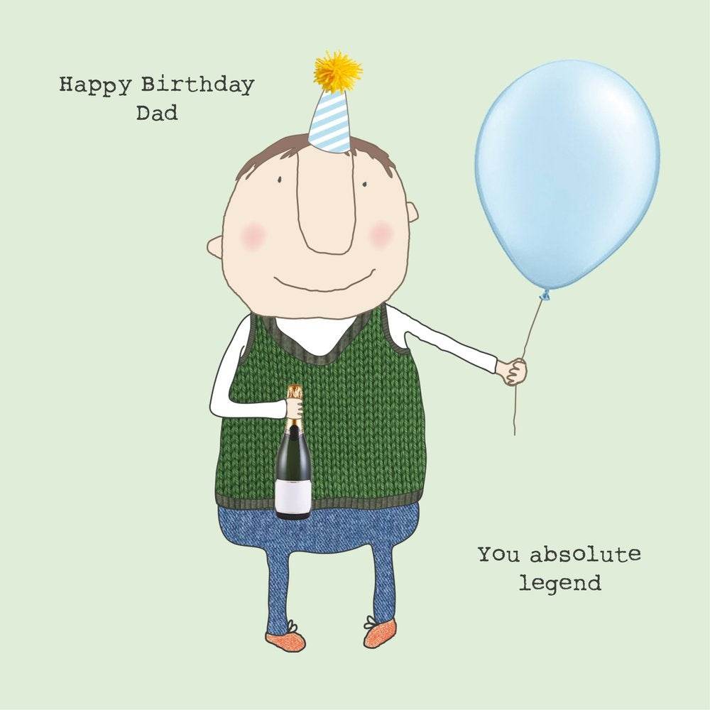 Dad Legend Birthday Card - House of Cards