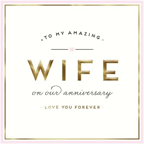 Wife Anniversary Card
