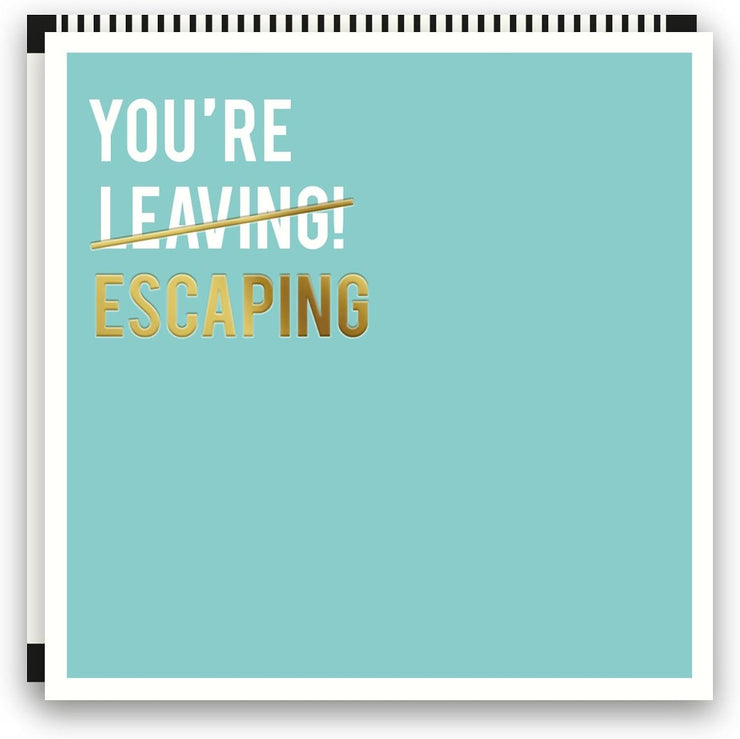 Leaving Greeting Card
