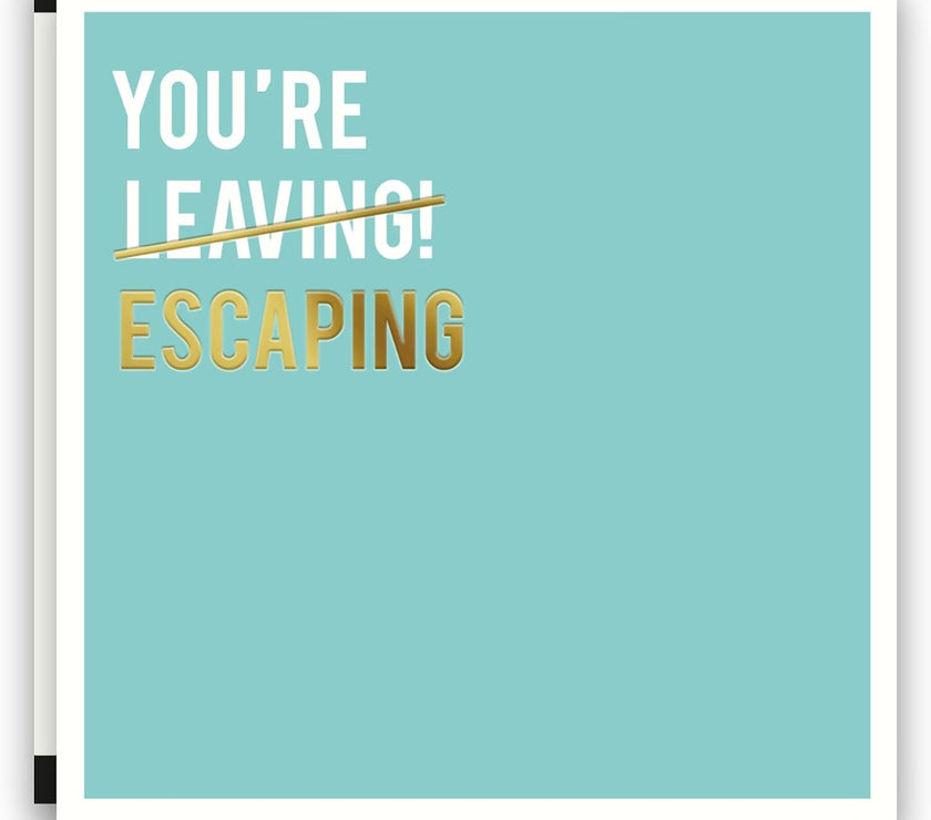 Leaving Greeting Card