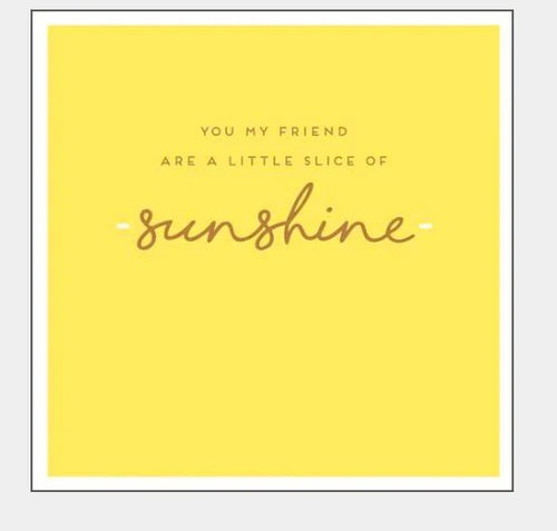 Sunshine Birthday Card