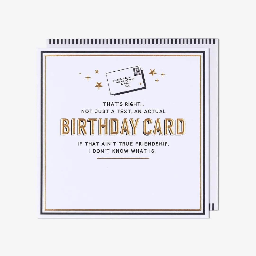 Actual Birthday Card - House of Cards