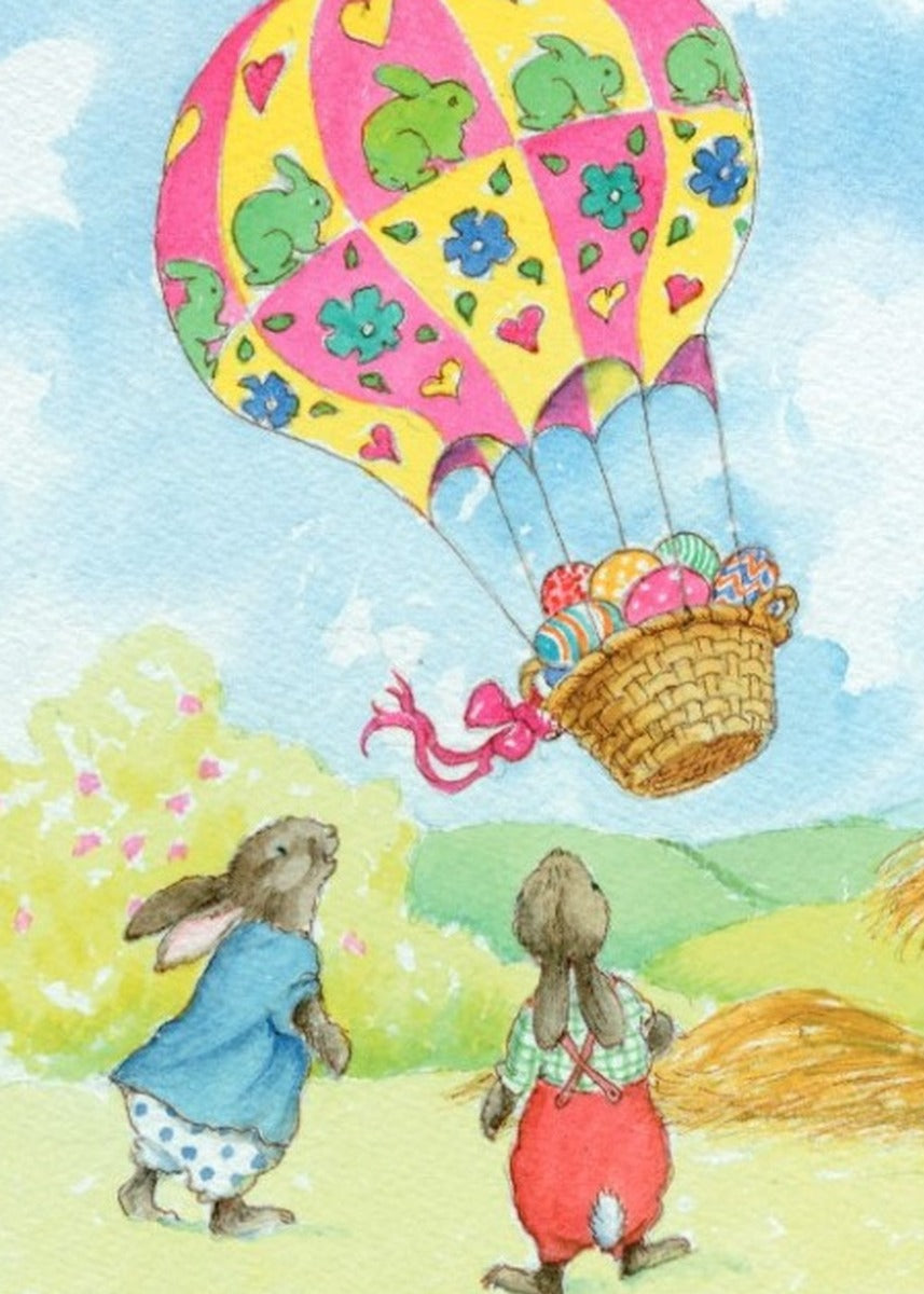 Egg Balloon Easter Card